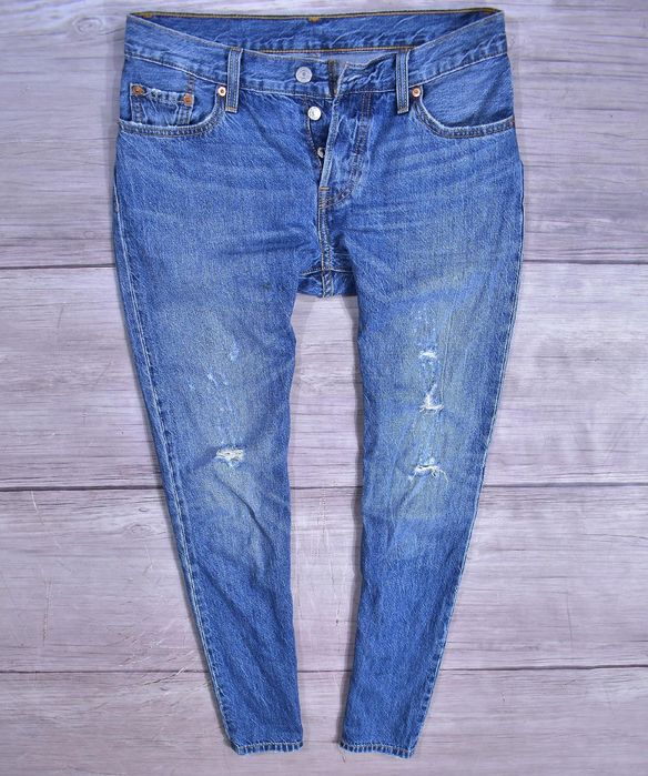 Levis 501 Ct Jeansy Damskie Boyfriendy W24 L34