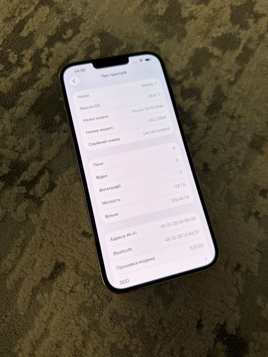 Iphone 13 Pro Max 128gb neverlock