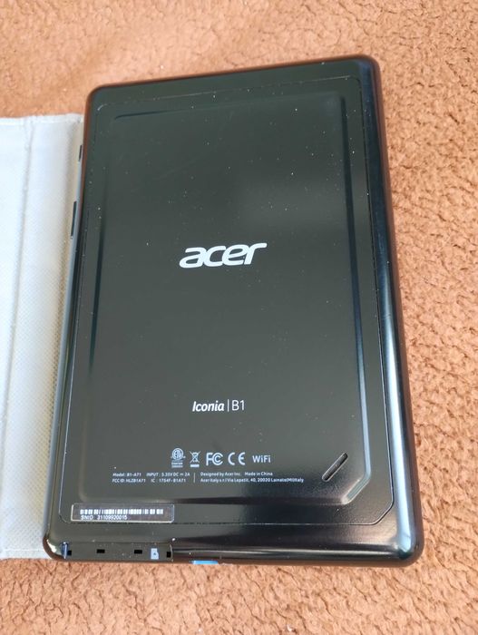 Фирменный планшет Acer B1-A71 диагональ 7 Android Wi-Fi Bluetooth