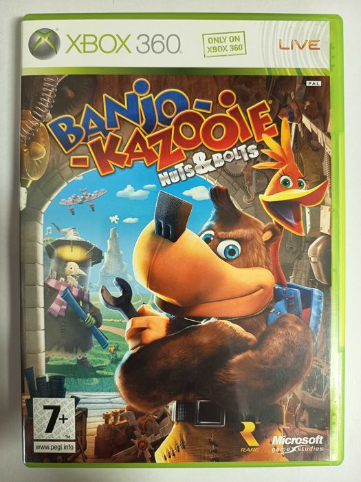Banjo-Kazooie Nuts & Bolts XBOX 360 skandynawska okladka gra angielski