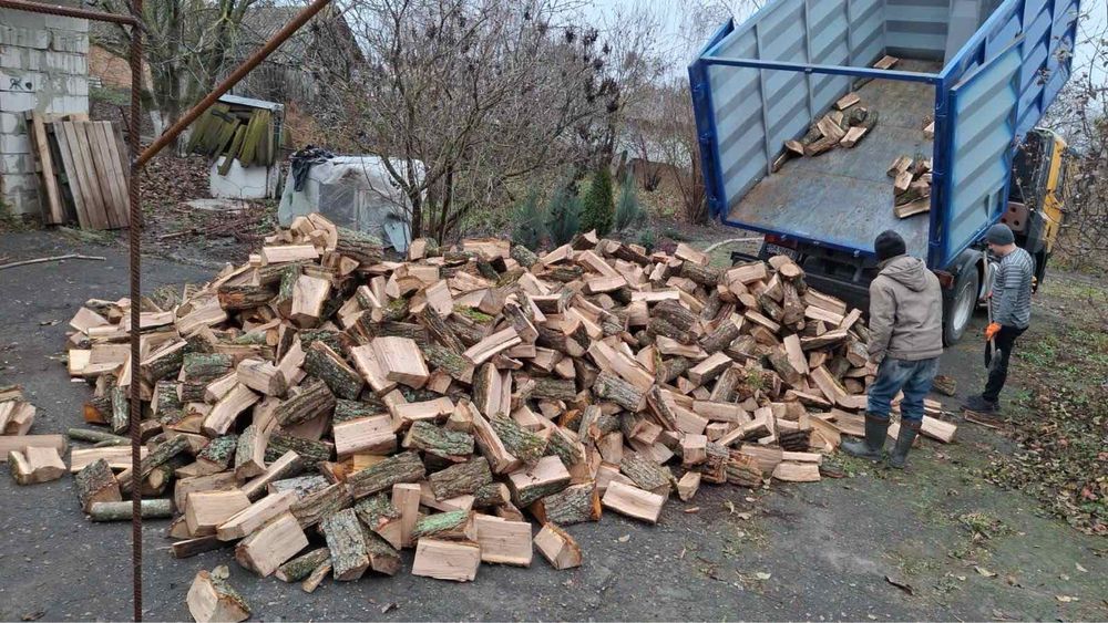 Дрова рубані та мтерові