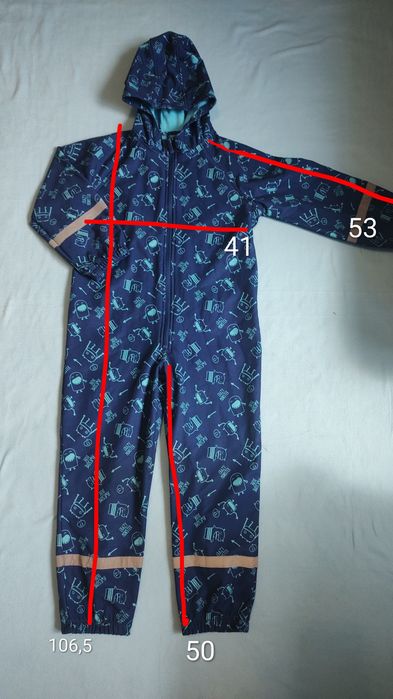 Грязепруф софтшел на флісі софтшел Softshell 116 - 122 розмір