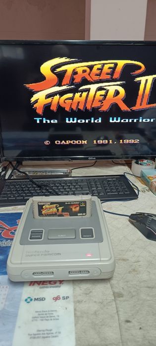 Suprer Nintendo Famicom em muito bom estado