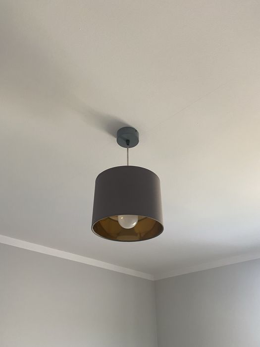 Klosz do lampy szary