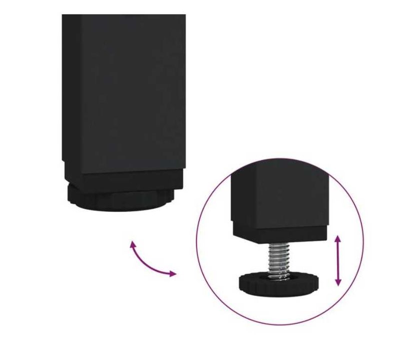 Estante de madeira e ferro (Nova)