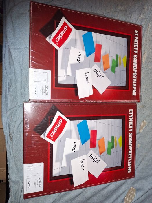 Etykiety samoprzylepne A4 100 ark. – laser/inkjet – TANIO
