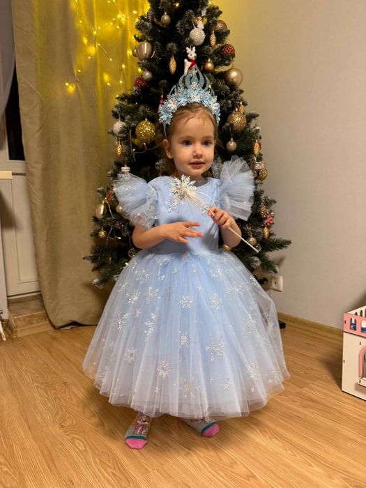 Сукня сніжинка новорічна