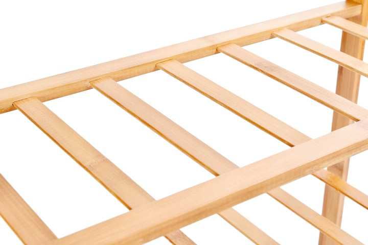 Bambusowy regał na buty 4 poziomy NERIA