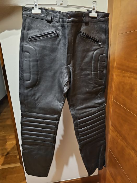 Calças mota pele