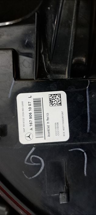 Стоп  лівий в крило мерседес GLE  W167