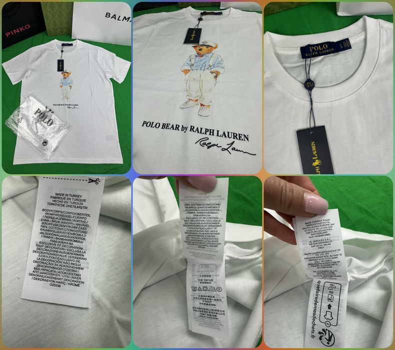 Koszulki shirt Loro Piana męskie koszulka ralph męska ultra premium