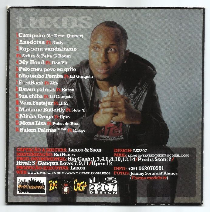 Luxos ‎– Feedback CD 2004 Hip Hop Rap Tuga RARO