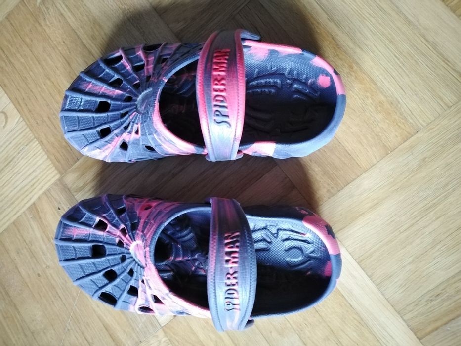 Klapki gumowe Spider Man