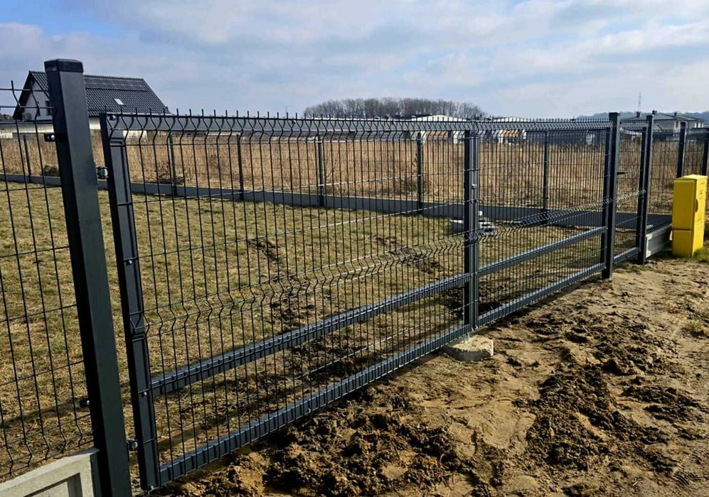 Brama Panelowa 3d. Furtki. Ogrodzenie panelowe