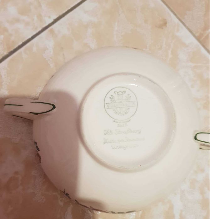 Taça pintada á mão da Villeroy & Boch