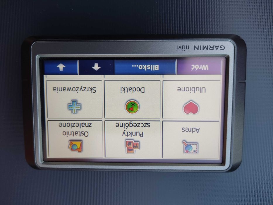 Garmin nuvi 250W nawigacja