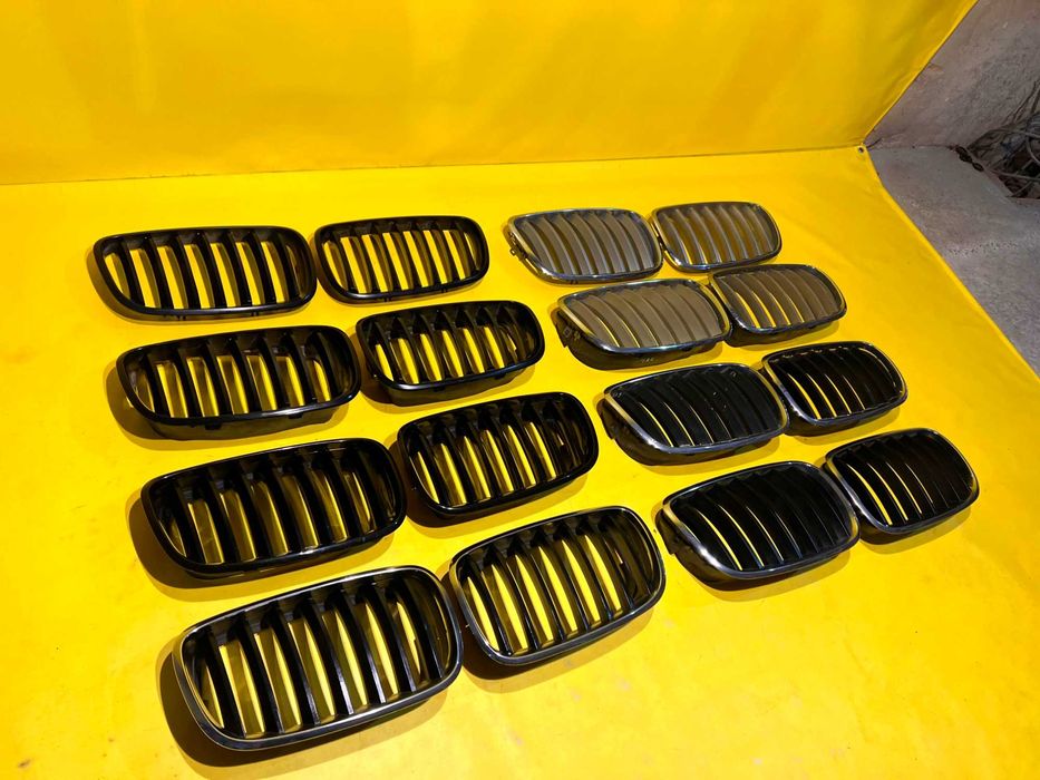 Ноздри BMW X5 E70 X6 E71 Передние решетки БМВ Х5 Е70 Решітки капота