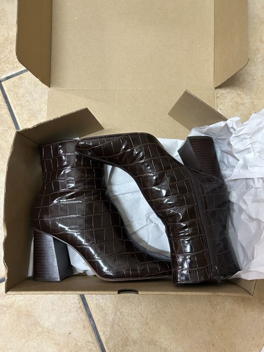 Botas castanhas da Mango