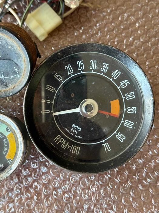 Conjunto de Manómetros Smiths Triumph + Cablagem de Iluminação