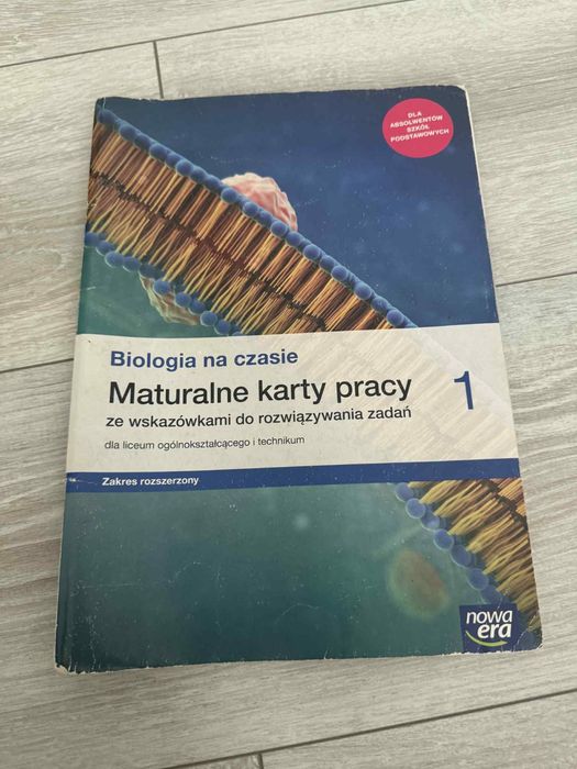 Maturalne karty pracy biologia klasa 1. Nowa era