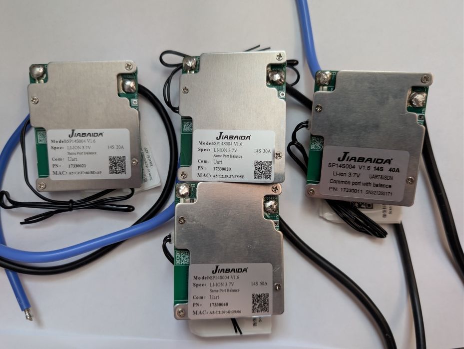 Smart BMS JBD 7-14s. Li-ion 20А 30A 40А 50A