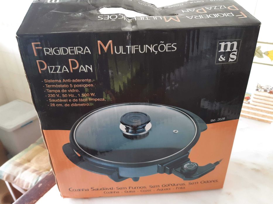 Frigideira multifunções elétrica, NOVA, na embalagem