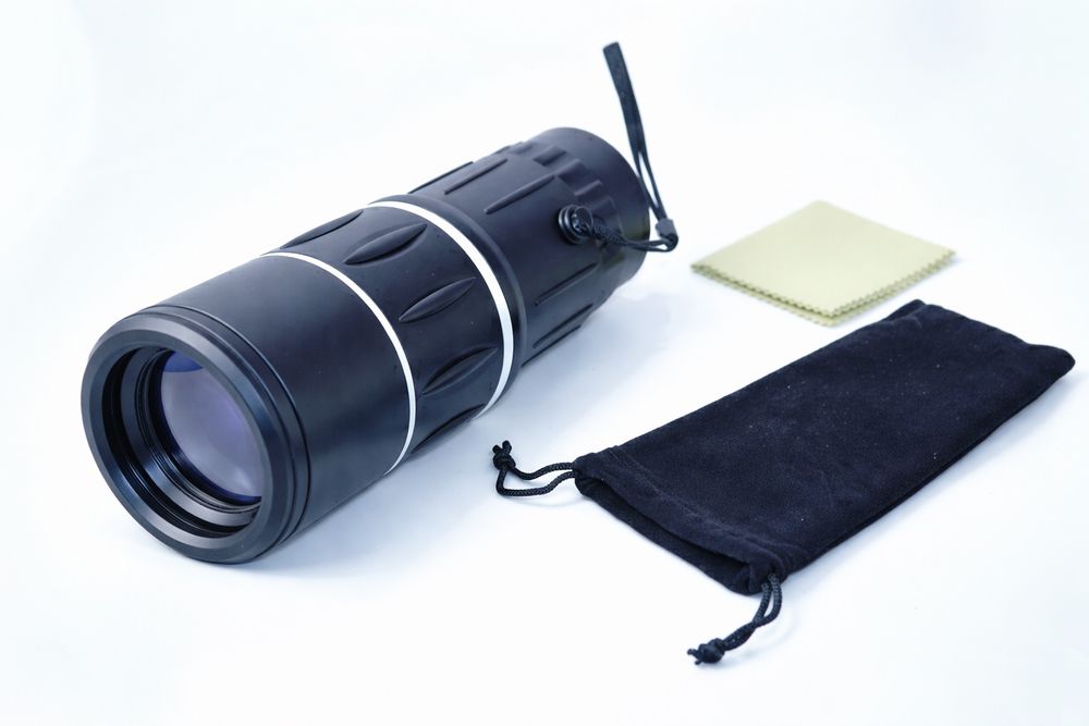 LUNETA MONOKULAROWA - 10X + Etui + ściereczka