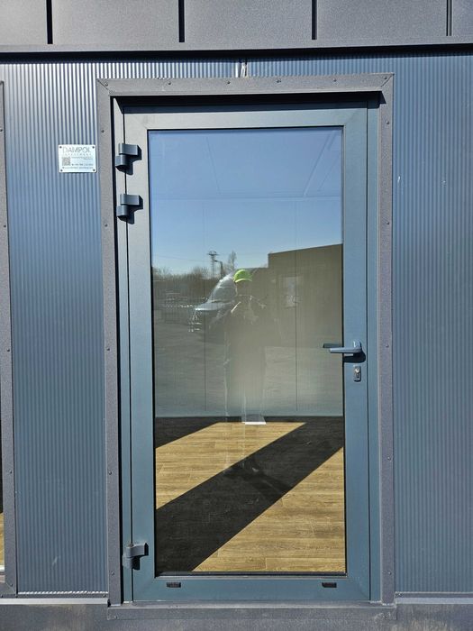 Drzwi aluminiowe biurowe 1083x2100 Producent Stolarki DAMPOL