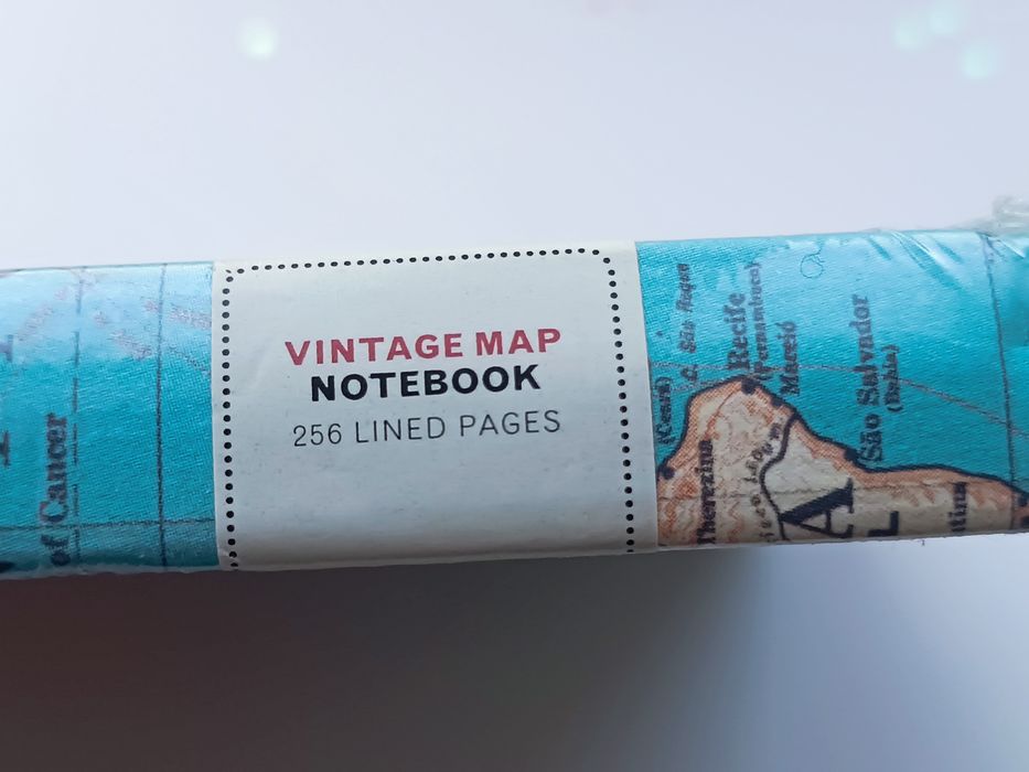Стильний блокнот Vintage Map Notebook/England