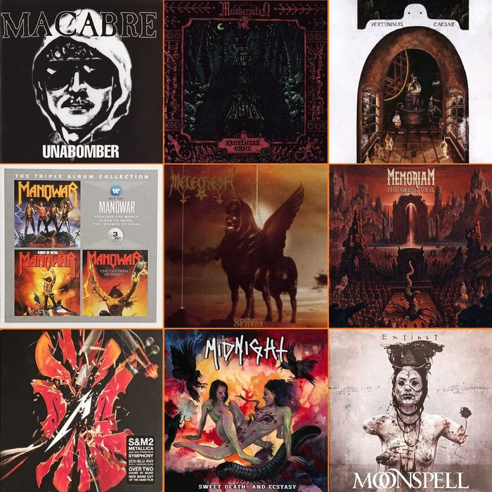 72 CDs - Metal - Grande Coleção - Raros - Muito Bom Estado