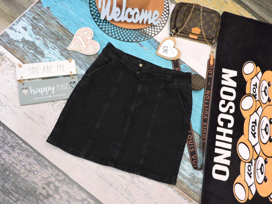 Co Couture Spódniczka jeans przeszycia XL