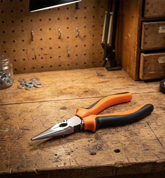 Szczypce wydłużone proste 200 mm NEO TOOLS 01-155 stal hartowana