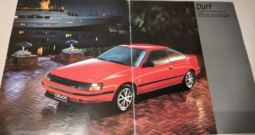 Revista Promocional Toyota Celica 1987