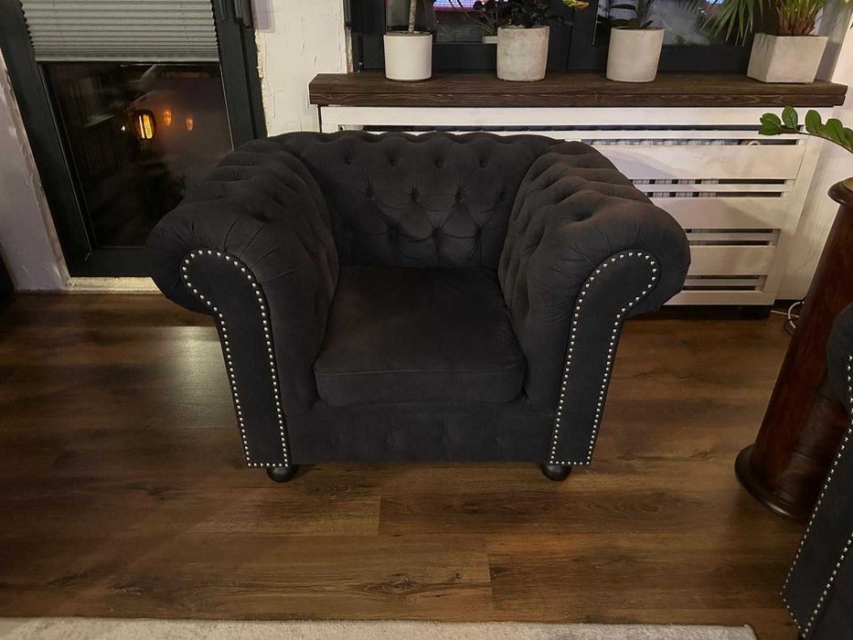 Sofa i fotel chesterfield