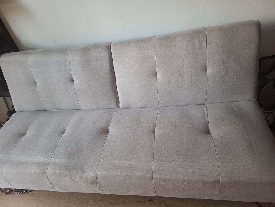 Sofá cama cinzento