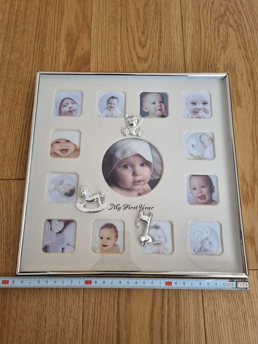 NOWA Ramka na zdjęcia dla noworodka 30 x 30 cm