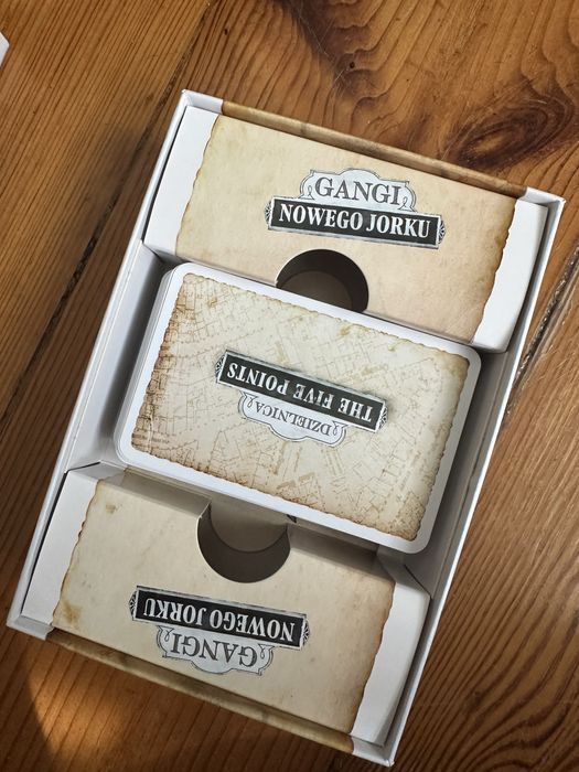 Gangi Nowego Jorku gra karciana stan idealny