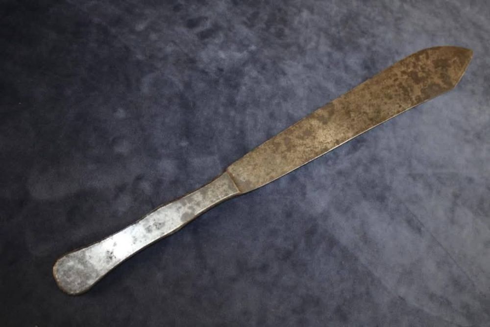 Antiga machete. Bela peça