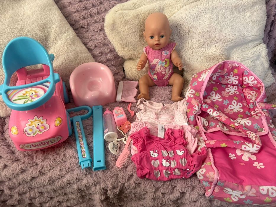 Zestaw lalka chodzik baby born zapf creation