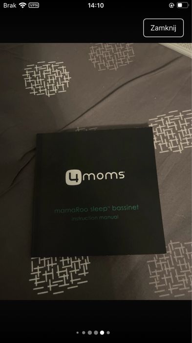 Kołyska elektryczna 4 moms łóżeczko mamaRoo Sleep 4moms