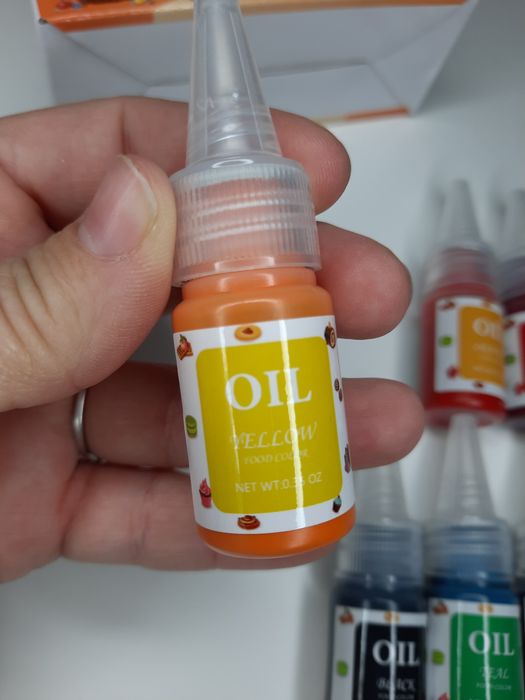 barwniki spożywcze olejowe 10 sztuk