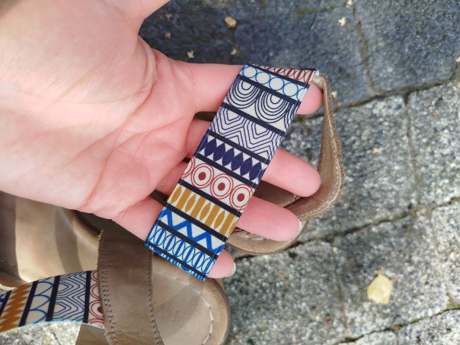 Sandały na koturnie Ryłko relax 36