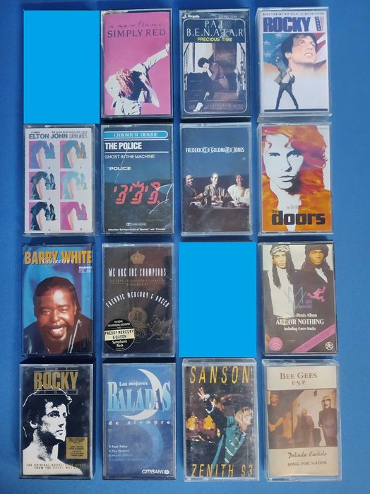 cassetes audio gravadas originais (anúncio nº1)