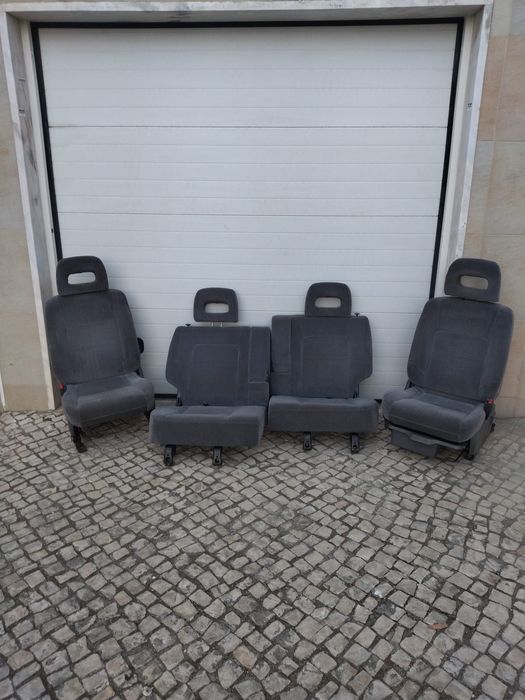 Bancos Honda CR-V 1ª Geração com Gaveta – Conjunto Completo