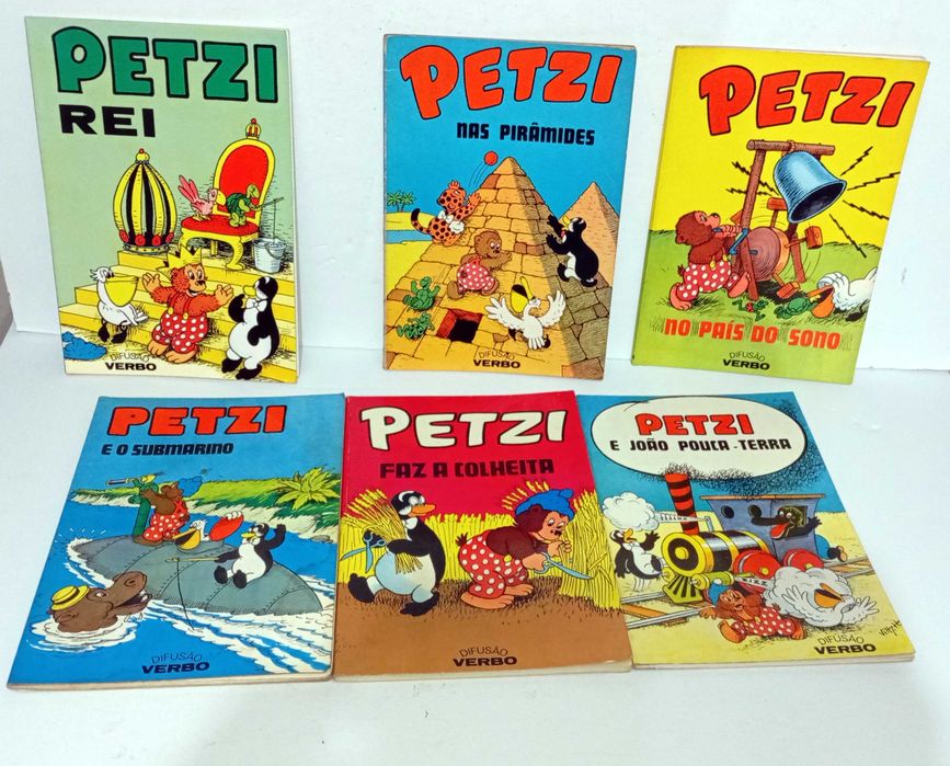 Livros da Coleção Petzi