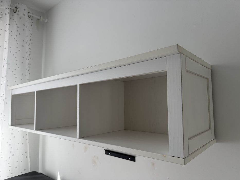 Półka ścienna Hemnes Ikea biała 148x37 cm