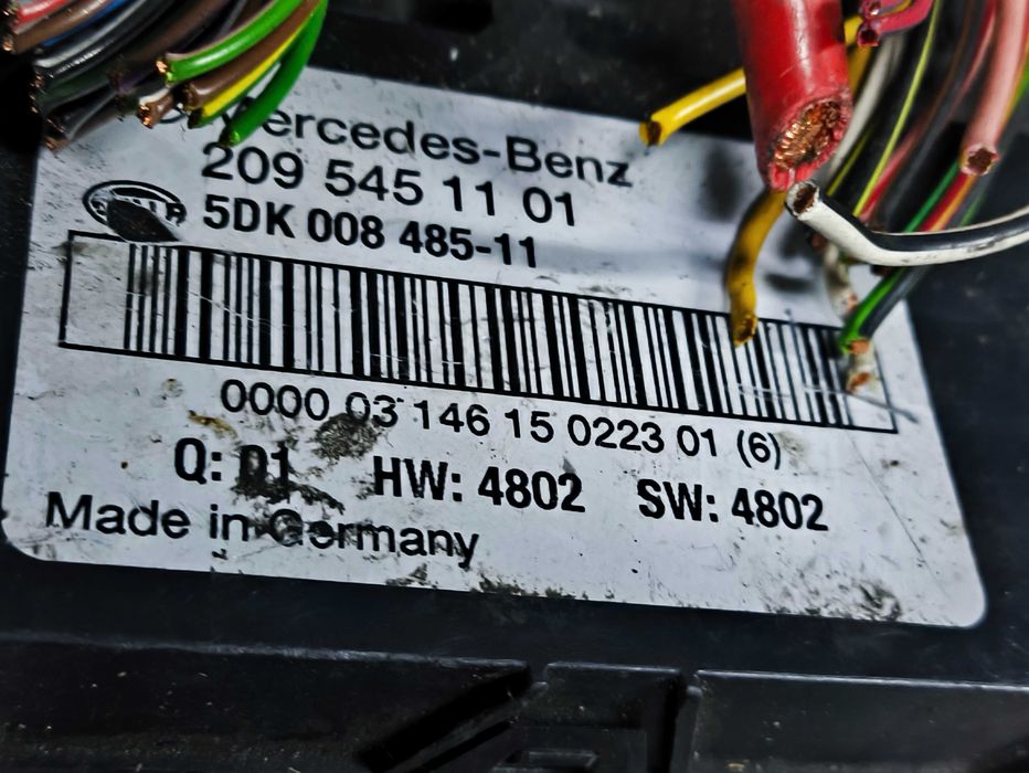 Moduł komfortu SAM Mercedes C W203 W209 CLK 2095/451/101 Siedlce