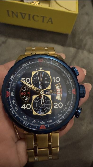 Relogio invicta dourado