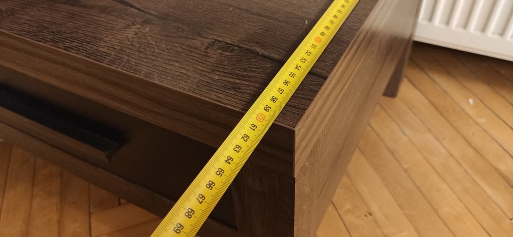 Ława Balin 110x60 z szufladami dąb monastery/dąb czarny