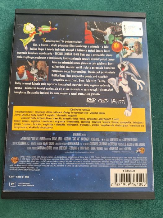 Kosmiczny mecz DVD Michael Jordan dubbing PL napisy PL unikat
